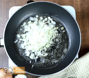 Sonkás tészta recept, sonkás tészta elkészítése 3. lépés