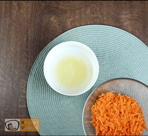 édes sárgarépasaláta recept elkészítése 2. lépés