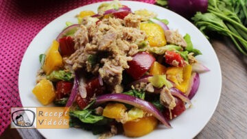 Tonhalsaláta recept, tonhalsaláta elkészítése - Recept Videók