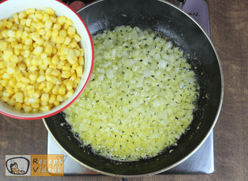 Krémes kukorica recept, krémes kukorica elkészítése 2. lépés