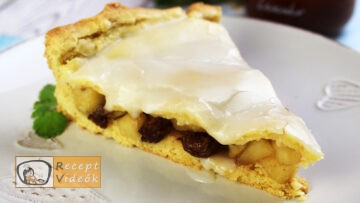 Fedett almás pite recept, fedett almás pite elkészítése - Recept Videók