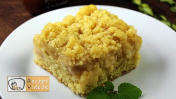 Morzsás almás recept, morzsás almás elkészítése - Recept Videók