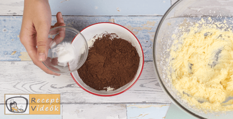 Csokis sütemény recept, csokis sütemény elkészítése 3. lépés