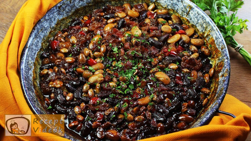 Sült bab recept, sült bab elkészítése - Recept Videók