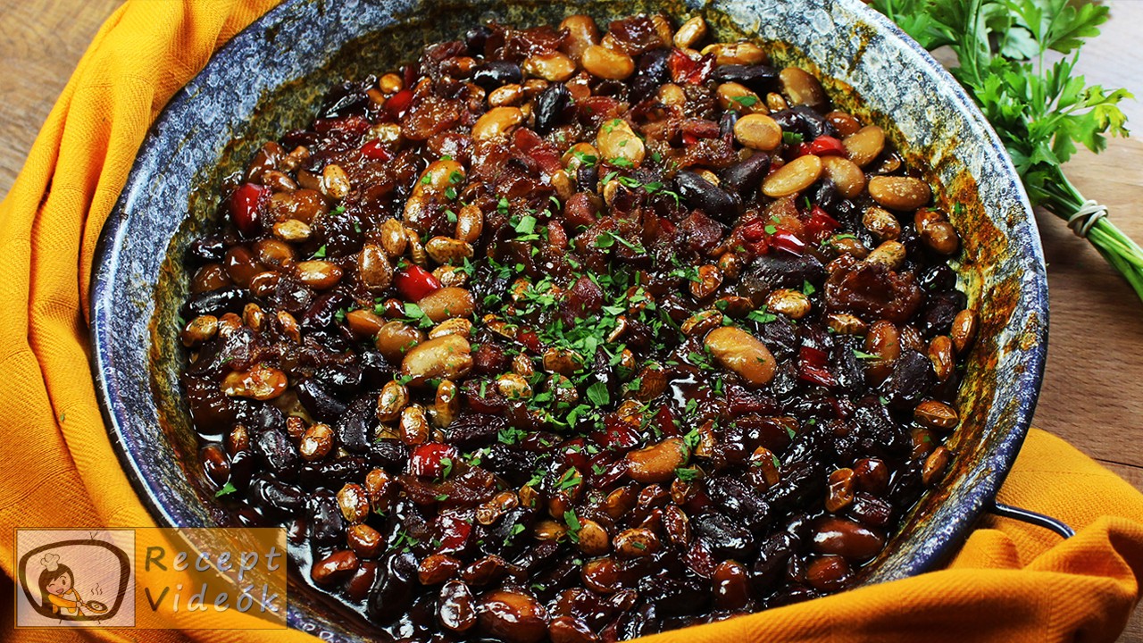 Sült bab recept, sült bab elkészítése - Recept Videók