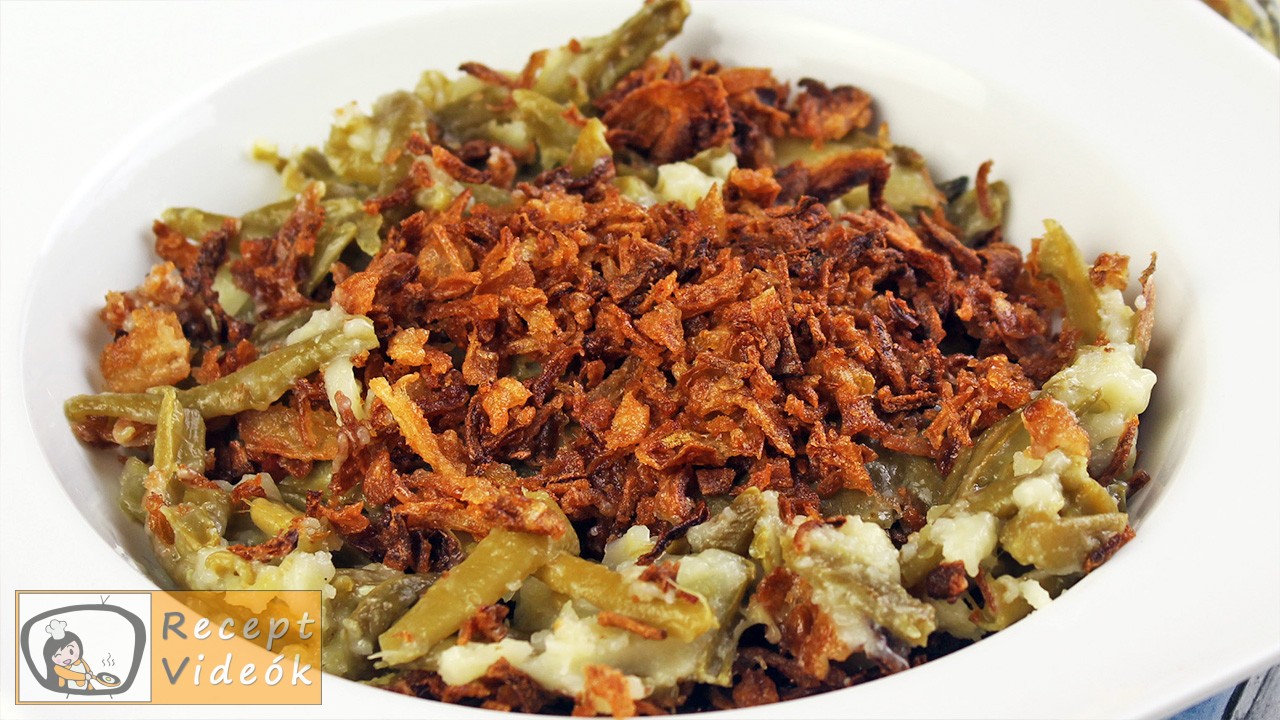 Zöldbab casserole recept, zöldbab casserole elkészítése - Recept Videók