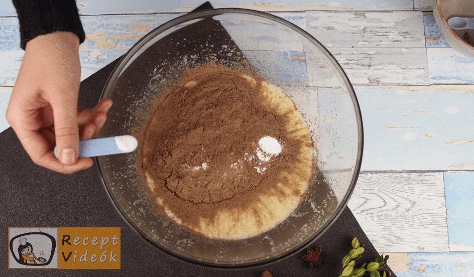 Rénszarvas brownie recept, rénszarvas brownie elkészítése 4. lépés