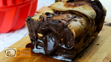 Csokis-banános sült palacsinta recept, csokis-banános sült palacsinta elkészítése - Recept Videók