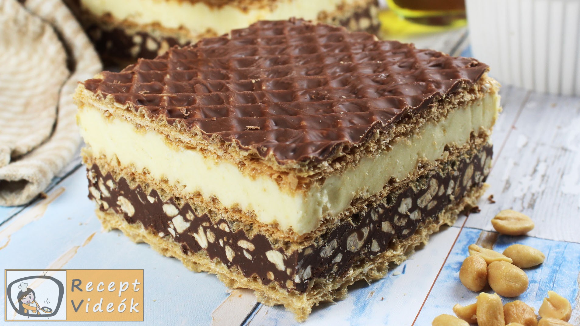 Knoppers házilag recept, knoppers házilag elkészítése - Recept Videók