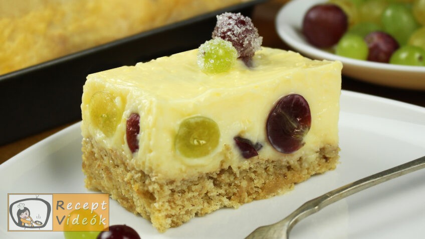 Szőlős krémes recept, Szőlős krémes elkészítése - Recept Videók