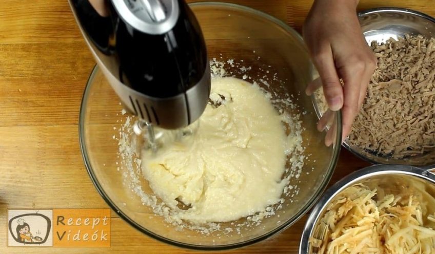 Almás-gesztenyés kevert süti recept, Almás-gesztenyés kevert süti elkészítése 1. lépés