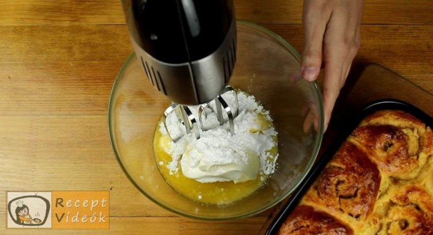 Sütőtökös-fahéjas csiga recept, a Sütőtökös-fahéjas csiga elkészítése 9. lépés