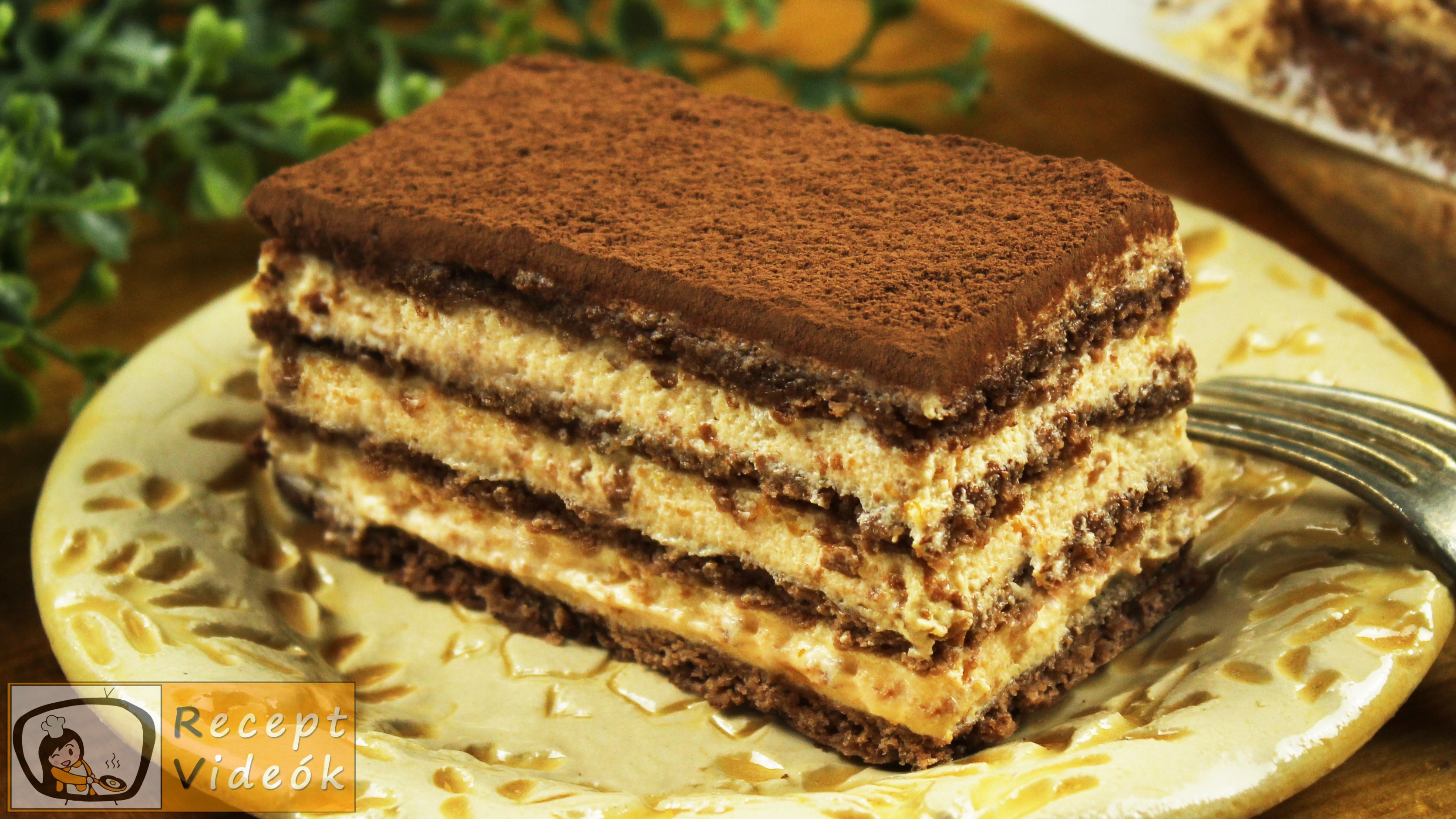 Kávés-karamellás szelet recept, kávés-karamellás szelet elkészítése - Recept Videók