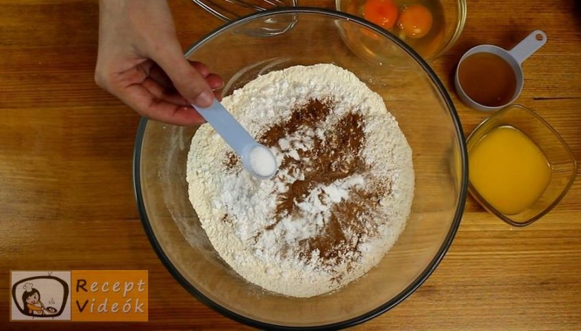 Fahéjas-mézes szelet recept, Fahéjas-mézes szelet elkészítése 1. lépés
