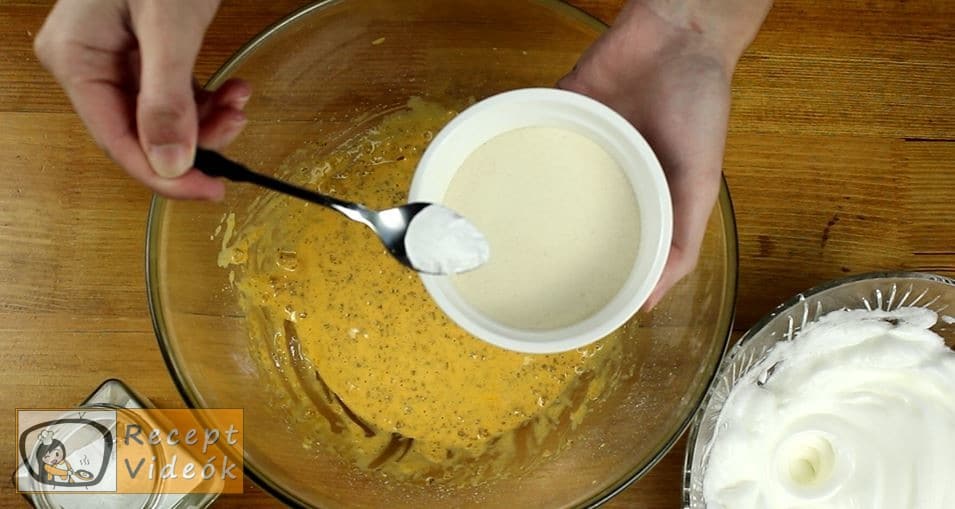 Narancsos szelet recept, Narancsos szelet elkészítése 3. lépés