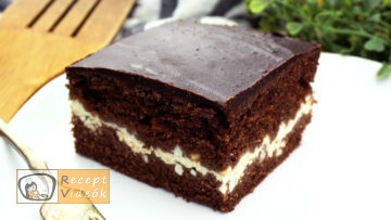 Csokis sütemény túrókrémmel recept, csokis sütemény túrókrémmel elkészítése - Recept Videók