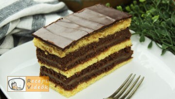 Marcipán szelet recept, marcipán szelet elkészítése - Recept Videók