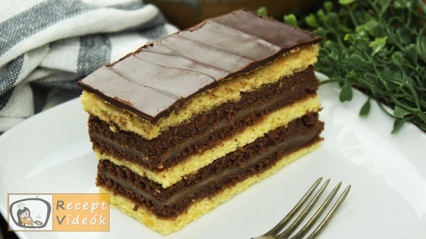 Marcipán szelet recept, marcipán szelet elkészítése - Recept Videók