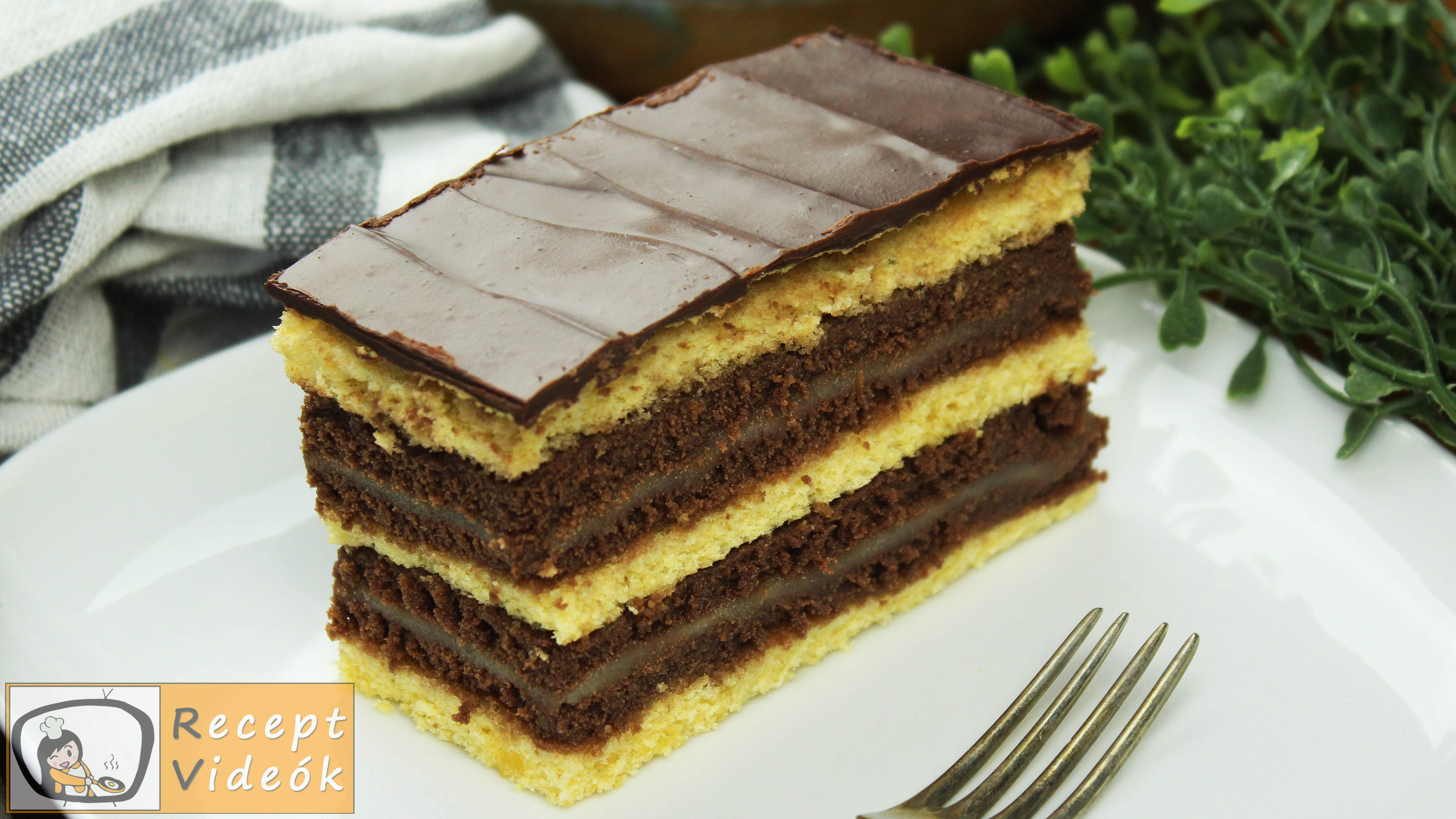 Marcipán szelet recept, marcipán szelet elkészítése - Recept Videók