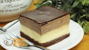 Kávékrémes kocka recept, kávékrémes kocka elkészítése - Recept Videók