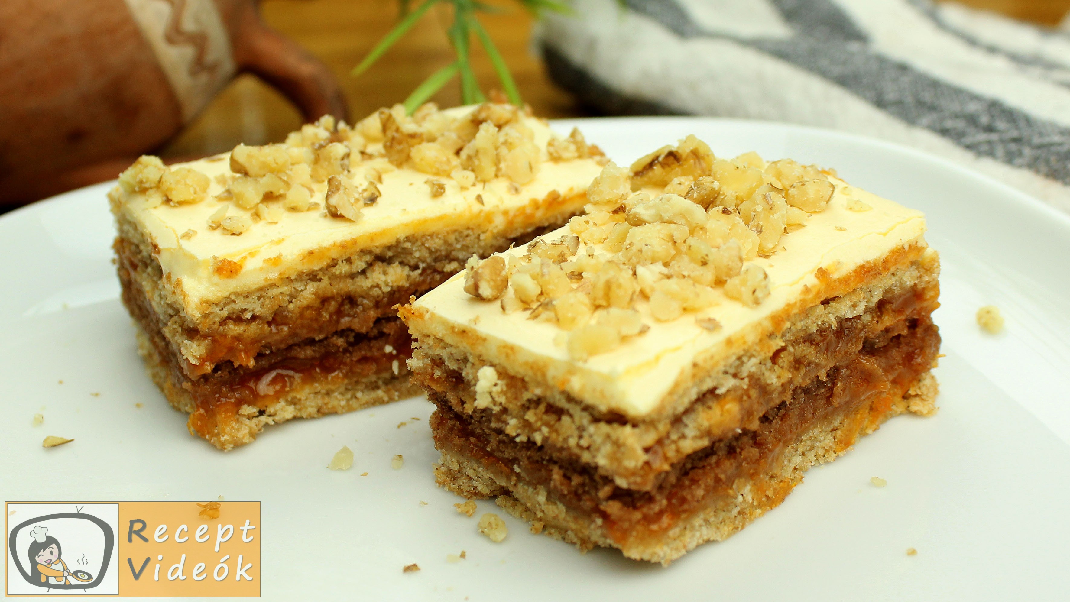 Sárga linzerkocka recept, sárga linzerkocka elkészítése - Recept Videók